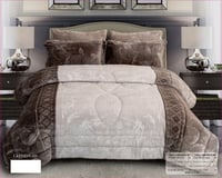 مفرش جيلندا شتوي مفرد ونصف 4 قطع (اوتليت)