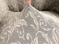 تلبيسة كنب مقعد واحد كريمي جاكار