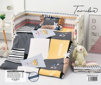 طقم مفرش اطفال حواجز 5 قطع قطن 100%