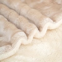 بطانية TAMILON وجهين مخمل وفرو