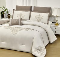 طقم مفرش عرايسي مزدوج 7 قطع