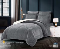 طقم مفرش شتوي فرو ناعم 6 قطع