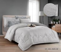 طقم مفرش صيفي مزدوج 6 قطع