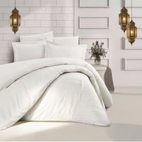 مفرش فندقي ابيض