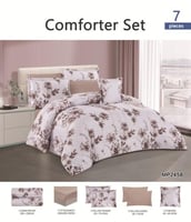 طقم مفرش 7 قطع مزدوج