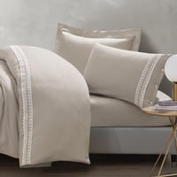 طقم مفرش فندقي مفرد 5 قطع