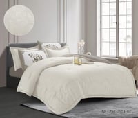 طقم مفرش صيفي مزدوج 6 قطع