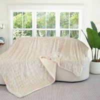 بطانية TAMILON وجهين مخمل وفرو