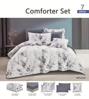 طقم مفرش 7 قطع مزدوج (اوتليت)