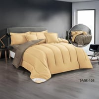 طقم مفرش سرير صيفي مفرد ونصف 4 قطع