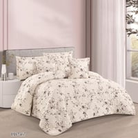 طقم مفرش مضغوط مزدوج 6 قطع