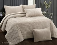 طقم مفرش شتوي مزدوج 6 قطع