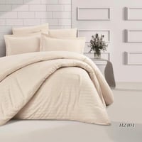 مفرش سرير فندقي مزدوج - 7 قطع