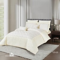 طقم مفرش 8 قطع - مزدوج