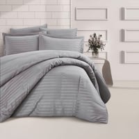 مفرش فندقي رصاصي