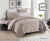 طقم مفرش مضغوط مفرد ونصف 4 قطع