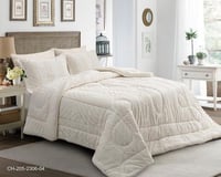 طقم مفرش شتوي 6 قطع (اوتليت)