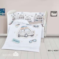 مفرش مواليد بحواجز 7 قطع (اوتليت)