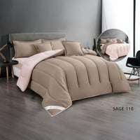 طقم مفرش سرير صيفي مفرد ونصف 4 قطع