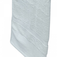 منشفة قطن مع نقشة خفيفة