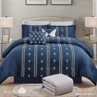 طقم مفرش مطرز عرايسي