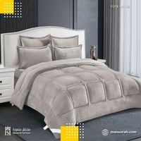 طقم مفرش شتوي 6 قطع مزدوج