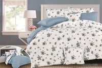 طقم مفرش 8 قطع مزدوج وجهين (اوتلت)