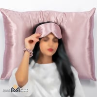 مجموعة حرير طبيعي 100% - 3 قطع