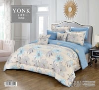 طقم مفرش 6 قطع مزدوج (اوتلت)