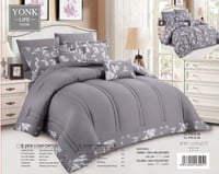 طقم مفرش 8 قطع مزدوج وجهين