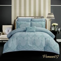 طقم مفرش فينوس مطرز عرايسي (اوتلت)