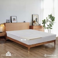 لباد لاتكس طبيعي مزدوج طبي مقاس 200×200