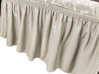 تلبيسة كنب مقعد واحد كريمي جاكار