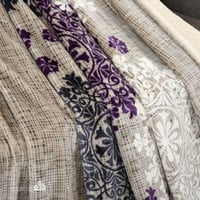 بطانية TAMILON وجهين مخمل وفرو مع نقشة