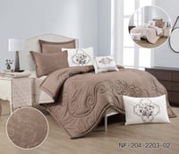 طقم مفرش 7 قطع مزدوج (اوتلت)