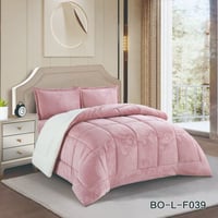 طقم مفرش شتوي فرو 4 قطع نفر و نصف