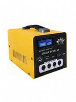 جهاز تشغيل 4 لمبات و شحن جوال بالطاقة الشمسية