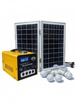 جهاز تشغيل 4 لمبات و شحن جوال بالطاقة الشمسية