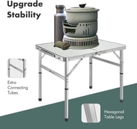 طاولة رحلات ألومونيوم قابلة للطي والتحكم من رفيق ا...