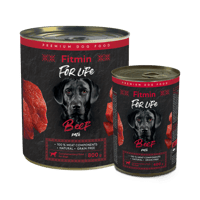 فيتمين فور لايف طعام رطب للكلاب البالغة باللحم الب...