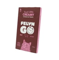 فلاين قو مجموعة مكافآت كريمية للقطط لحم بقري 4x15...