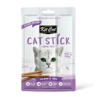 كت كات مكافآت الأعواد للقطط بالسلمون والتونة 15جم