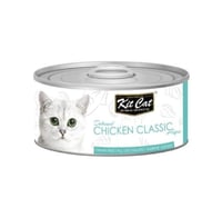 كت كات طعام قطط رطب معلبات بالدجاج الكلاسيكي 80جم