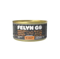 فلاين قو طعام رطب للقطط بالدجاج مع الياقطين والخضا...