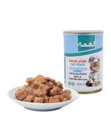 لقمة - طعام رطب للقطط الصغيرة بالدجاج والحليب والم...