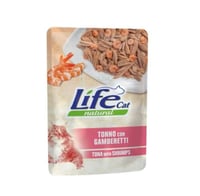 ‎لايف كات باوتش طعام رطب للقطط البالغة بالتونه وال...