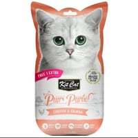 كت كات بور بوري مجموعة مكافآت للقطط بالدجاج والسلم...