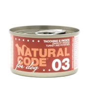 ناتشرال كود 03 معلبات طعام رطب للكلاب بالديك الروم...