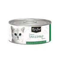 كت كات طعام قطط رطب معلبات بالتونا والجمبري 80جم