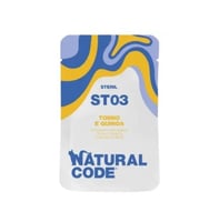 ناتشرال كود ST03 طعام رطب للقطط المعقمة بالتونة وا...